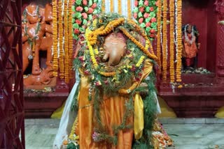 Coral Statue of Lord Ganesha Etv Bharat
