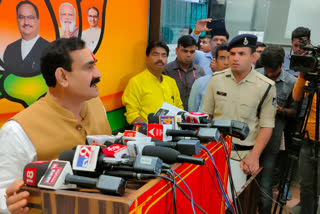 Home minister Narottam Mishra said