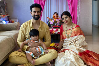 Charu Asopa and Rajeev Sen ganesh chaturthi