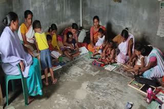 Dilapidated Anganwadi Centre in Baihata chariali