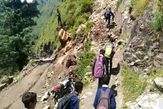 Liwari and Fitadi village Road damaged
