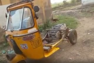 Auto Driver turned the diesel car into an electric auto