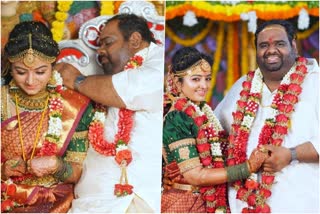 anchor mahalakshmi married  producer ravinder chandrashekar  ravinder chandrashekar mahalakshmi marriage  secong marriage of mahalakshmi ravinder  latest news in chennai  latest cinema news  രവീന്ദര്‍ ചന്ദ്രശേഖരനും അവതാരക മഹാലക്ഷ്‌മിയും  ഏറെ നാളത്തെ പ്രണയം  തമിഴ്‌ നിര്‍മാതാവ് രവീന്ദര്‍ ചന്ദ്രശേഖരന്‍  നടിയും അവതാരകയുമായ മഹാലക്ഷ്‌മി  രവീന്ദര്‍ ചന്ദ്രശേഖരന്‍ മഹാലക്ഷ്‌മി വിവാഹം  ഇരുവരുടെയും രണ്ടാം വിവാഹമാണിത്  വിടിയും വരെയ്‌ കാത്തിര്  ഇന്നത്തെ പ്രധാന വാര്‍ത്തകള്‍  ഏറ്റവും പുതിയ വാര്‍ത്തകള്‍ ചെന്നൈ  ഏറ്റവും പുതിയ സിനിമ വാര്‍ത്തകള്‍