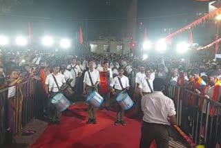 rss band for Ganeshotsavam at  idgah Maidan hubli