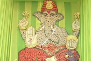 Eco-friendly Ganesh idol