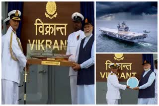 INS Vikrant aircraft