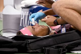 Nadal's nose bloodied by own racket at US Open in victory