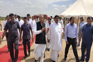 CM Gehlot in Pokran Jaisalmer