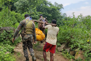 Blind Triple Murder Khunti men left Kodelebe village in panic Policemen carried dead bodies on shoulders four km