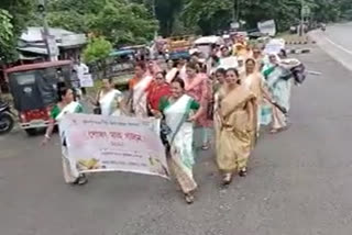 poshan rally in manikpur