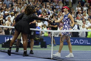 US Open 2022  US Open  Serena Williams loss to Ajla Tomljanovic  Serena Williams  Ajla Tomljanovic  യുഎസ്‌ ഓപ്പണ്‍  സെറീന വില്യംസ്  യുഎസ്‌ ഓപ്പണില്‍ നിന്നും സെറീന വില്യംസ് പുറത്ത്  അജില ടോംലിയാനോവിച്ച്