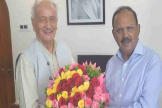 NSA Ajit Doval mets Maha Governor in Mumbai
