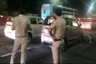 Road Accident in Kalyanpuri