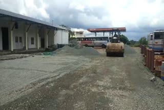 kottayam ksrtc bus stand construction  bus stand construction activities  construction activities are in final stage  kottayam ksrtc bus stand construction activities  kottayam ksrtc bus stand latest news  mla tiruvanjur radhakrishnan fund  latest news in kottayam  കോട്ടയം കെഎസ്അർടിസി  ബസ് സ്റ്റാൻഡിന്‍റെ നിർമ്മാണ പ്രവര്‍ത്തനങ്ങള്‍  നിർമ്മാണ പ്രവര്‍ത്തനങ്ങള്‍ അന്തിമഘട്ടത്തില്‍  ഉദ്ഘാടനം ഈ മാസം  തിരുവഞ്ചൂർ രാധാകൃഷ്‌ണൻ എംഎൽഎ  ബസ് സ്റ്റാൻഡ് കം ഷോപ്പിംഗ് കോംപ്ളക്‌സ്‌  എംഎല്‍എ ഫണ്ട് ഉപയോഗിച്ച് നവീകരണ പ്രവർത്തനങ്ങള്‍  കെഎസ്അർടിസി ബസ് സ്റ്റാൻഡ് ഏറ്റവും പുതിയ വാര്‍ത്ത  കോട്ടയം ഇന്നത്തെ പ്രധാന വാര്‍ത്തകള്‍