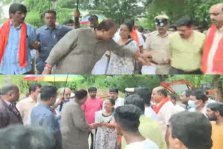 Karnataka BJP MLA Aravind Limbavali allegedly of shouting at a woman