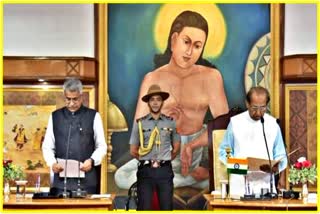 Bharat Bhushan Debchowdhury takes oath