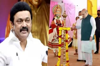 Tamilnadu CM  MK Stalin  high speed rail corridor  Southern zonal Council  Stalin suggests to create high speed rail corridor  high speed rail corridor connecting states  അതിവേഗ റെയിൽ ഇടനാഴി  എംകെ സ്‌റ്റാലിന്‍  സ്‌റ്റാലിന്‍  തമിഴ്‌മനാട് മുഖ്യമന്ത്രി  തമിഴ്‌മനാട്  തിരുവനന്തപുരം  തിരുവനന്തപുരത്ത് നടക്കുന്ന  സതേൺ സോണൽ കൗൺസിൽ  സംസ്ഥാനങ്ങളെ ബന്ധിപ്പിക്കുന്ന അതിവേഗ റെയിൽ ഇടനാഴി  ചെന്നൈ  കോയമ്പത്തൂർ  തൂത്തുക്കുടി  കേന്ദ്ര ആഭ്യന്തര മന്ത്രി  അമിത് ഷാ  ആഭ്യന്തര മന്ത്രി  മുഖ്യമന്ത്രി  ജിഎസ്ടി