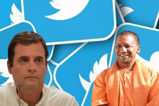 UP cm yogi adityanath beats rahul gandhi on twitter