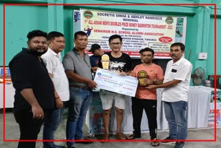 Prize Money Badminton Tournament held in Tinsukia