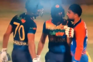 Asia cup  Rashid Khan Danushka Gunathilaka heated clash  Rashid Khan  Danushka Gunathilaka  Sri Lanka vs Afghanistan  ഏഷ്യ കപ്പ്  ശ്രീലങ്ക vs അഫ്‌ഗാനിസ്ഥാന്‍  റാഷിദ് ഖാന്‍  ധനുഷ്‌ക ഗുണതിലക