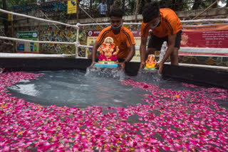 Ganesha Immersion In Mumbai