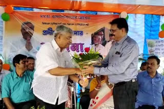 Panchayat Minister Pradip Majumdar participates in Tree Plantation programme