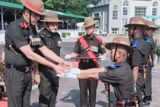 convocation parade of Jawans in subathu