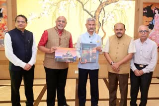 External Affairs Minister S Jaishankar at a book launch event in Gujarat