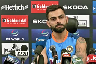 Virat Kohli Statement  Only Dhoni texted me after I left Test captaincy  virat kohli press conference  india cvs pakistan in asia cup 2022  india in asia cup 2022  किक्रेटर विराट कोहली  कप्तानी छोड़ने के बाद सिर्फ धोनी ने मैसेज किया  विराट कोहली प्रेस कॉन्फ्रेंस  एशिया कप 2022 में भारत vs पाकिस्तान  एशिया कप 2022 में भारत