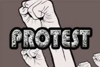 محکمہ سریکلچر کے عارضی ملازموں کا سری نگر میں احتجاج