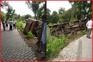 private bus accident in nadaun