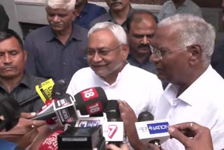 CM Nitish Kumar Meets D Raja