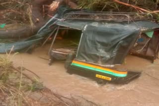 Auto wash out in rain water