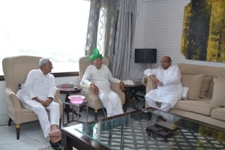 nitish kumar meets Former Haryana CM