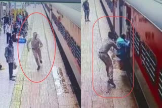 men fell from moving train in Jhansi