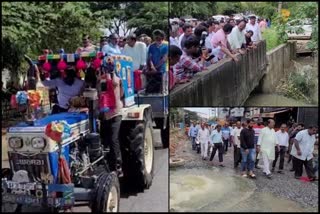 Arvind Limbavali Visits Rain Affected Areas