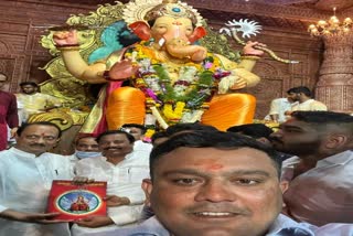 Ajit Pawar visited  Siddhivinayak Temple and Lalbaghcha Raja