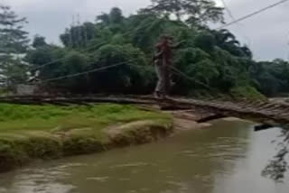 No bridge on Sile River in Dhemaji