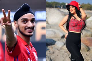 Miss himalaya preksha rana proposes to cricketer arshdeep singh