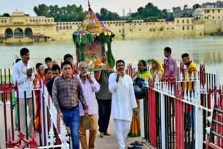 Jal Jhulni Ekadashi celebrated in Jaipur, procession and other religious activities done in temples