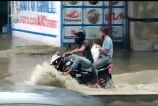 Hyderabad: Waterlogging at several places due to heavy rain