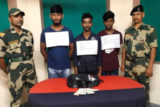 Three Bangladeshi Detained from border by BSF in Cooch Behar