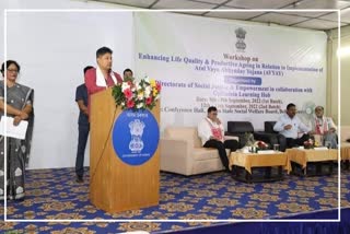 Piyush Hazarika at Social Justice Department workshop in Guwahati