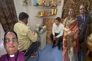 Etv BharatMP: જબલપુર:બિશપ પર EOWના દરોડા, નોટ ગણવાનું મશીન મંગાવવું પડ્યું