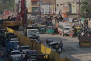 Traffic route changed in Ranchi