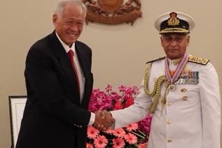 Singapore Confers 'Meritorious Service Medal' to Lamba, Former Navy Chief of India