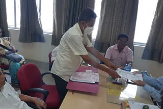 Assam: CPIM candidate Bhanu Lal Saha files nomination for Rajya Sabha by-polls