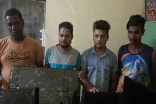 रायपुर की मुजगहन फैक्ट्री में चोरी के आरोपी गिरफ्तार