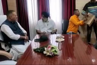Cabinet Minister Ganesh Joshi held meeting