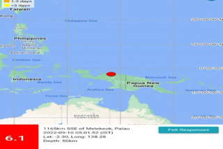 EARTHQUAKE TREMORS OF OVER 6 MAGNITUDE HITS IN MELEKEOK PALAUS